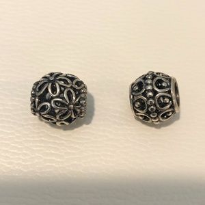 Pandora Sterling Silver Charm Set